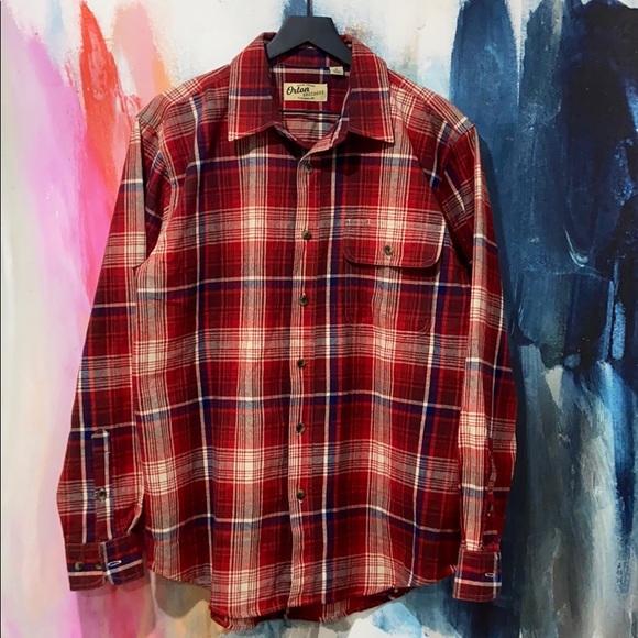 Orton Brothers Clothing Co. Other - 🔥EC🔥Orton Brothers Plaid Heavy Flannel Button Down Shirt.